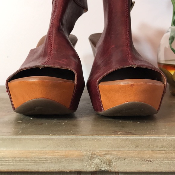 💙Kork-Ease Berit Leather Wedge Sling Back Sandals - Picture 3 of 12